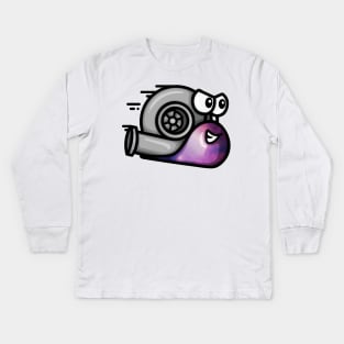 Turbo Snail - Galaxy Kids Long Sleeve T-Shirt